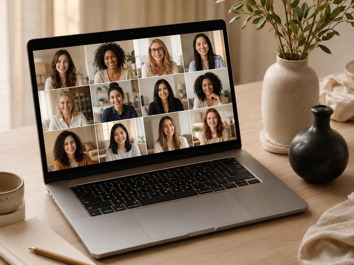 Espace collectif en ligne pour femmes en transition personnelle ou professionnelle