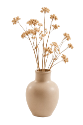 Vase avec fleurs séchées évoquant une ambiance douce pour la reconnexion à soi